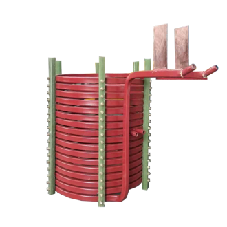 中頻爐，感應(yīng)爐，中頻電爐，感應(yīng)電爐中感應(yīng)線圈的作用：(洛陽萬峰工業(yè)爐)